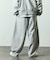 ワイドシルエット ボンディング バレルレッグ スウェットパンツ 【限定展開】