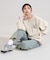 Coleman×matsui×FREAK'S STORE 別注 rocky camping  ドローコード クルーネック スウェット