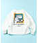 matsui×FREAK'S STORE 別注 ｢WARNING」ドローコード バックプリント クルーネックスウェット