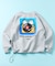 matsui×FREAK'S STORE 別注「レコード」 ドローコード バックプリント クルーネックスウェット