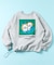 matsui×FREAK'S STORE 別注「つれてって Take me」 ドローコード バックプリント クルーネックスウェット