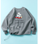 matsui×FREAK'S STORE 別注「トラベル」ドローコード バックプリント クルーネックスウェット