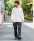 10.5オンス HEAVY WEIGHT ロングスリーブクルーネック ポケットTシャツ