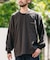 10.5オンス HEAVY WEIGHT ロングスリーブクルーネック ポケットTシャツ