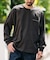 10.5オンス HEAVY WEIGHT ロングスリーブクルーネック ポケットTシャツ
