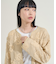 メッシュ花柄 レースカーディガン