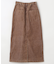 コーデュロイ タイトスカート