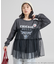 NBAチュールフリルロングスリーブTシャツ