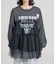 NBAチュールフリルロングスリーブTシャツ