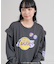 NBA 布帛ドッキング チュニック長袖Tシャツ