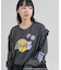 NBA 布帛ドッキング チュニック長袖Tシャツ