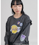 NBA 布帛ドッキング チュニック長袖Tシャツ