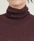 ウォッシャブル タートルネックニット