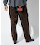 別注 SMU PT-38 SETUP 2TUCK CORDUROY WIDE PANTS 【セットアップ対応】
