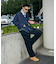 別注 SMU PT-38 SETUP 2TUCK CORDUROY WIDE PANTS 【セットアップ対応】