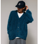 メランジ フェザー Vネック カーディガン