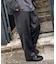 別注 SMU PT-38 SETUP 2TUCK TR WIDE PANTS 【セットアップ対応】