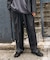 別注 SMU PT-38 SETUP 2TUCK TR WIDE PANTS 【セットアップ対応】