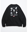 CHUMS×FREAK'S STORE/チャムス 別注 ランダムブービーバード バックプリント クルーネックスウェット/オバケモチーフ 【限定展開】