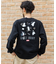 CHUMS×FREAK'S STORE/チャムス 別注 ランダムブービーバード バックプリント クルーネックスウェット/オバケモチーフ 【限定展開】