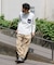 CHUMS×FREAK'S STORE 別注 ブービーバード ニットポケット クルーネック ロングスリーブ Tシャツ 【限定展開】