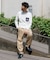 CHUMS×FREAK'S STORE 別注 ブービーバード ニットポケット クルーネック ロングスリーブ Tシャツ 【限定展開】