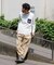 CHUMS×FREAK'S STORE 別注 ブービーバード ニットポケット クルーネック ロングスリーブ Tシャツ 【限定展開】