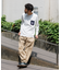 CHUMS×FREAK'S STORE 別注 ブービーバード ニットポケット クルーネック ロングスリーブ Tシャツ 【限定展開】
