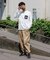 CHUMS×FREAK'S STORE 別注 ブービーバード ニットポケット クルーネック ロングスリーブ Tシャツ 【限定展開】