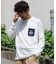 CHUMS×FREAK'S STORE 別注 ブービーバード ニットポケット クルーネック ロングスリーブ Tシャツ 【限定展開】