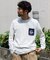 CHUMS×FREAK'S STORE 別注 ブービーバード ニットポケット クルーネック ロングスリーブ Tシャツ 【限定展開】