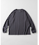 High-Twist Smooth ソリッド ロングスリーブTシャツ 無地