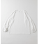 High-Twist Smooth ソリッド ロングスリーブTシャツ 無地