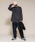 High-Twist Smooth ソリッド ロングスリーブTシャツ 無地