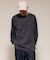 High-Twist Smooth ソリッド ロングスリーブTシャツ 無地