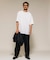 High-Twist Smooth ソリッド ショートスリーブTシャツ 無地