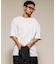 High-Twist Smooth ソリッド ショートスリーブTシャツ 無地