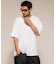 High-Twist Smooth ソリッド ショートスリーブTシャツ 無地