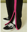 サイドファスナー フリース パンツ