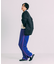 サイドファスナー フリース パンツ