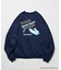 Thunder Bunny / サンダーバニー / 別注 ビッグシルエット バックプリント クルーネックスウェット / SKY 【限定展開】