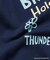 Thunder Bunny / サンダーバニー / 別注 ビッグシルエット バックプリント クルーネックスウェット / SKY 【限定展開】