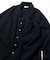 Magazine Pocket Broadcloth Open Collar Shirt