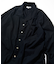 Magazine Pocket Broadcloth Open Collar Shirt