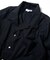 Magazine Pocket Broadcloth Open Collar Shirt