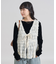 2WAY フェザーフリンジベスト