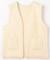フラワービジュー ニットベスト
