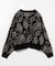 ペイズリー ショートニットプルオーバー