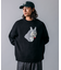 リラックスフィット ドッグモチーフ ローゲージ ジャガード クルーネックニット / ハスキー 【限定展開】
