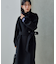＜低身長サイズあり＞2WAY ウール ハイネック ロングコート